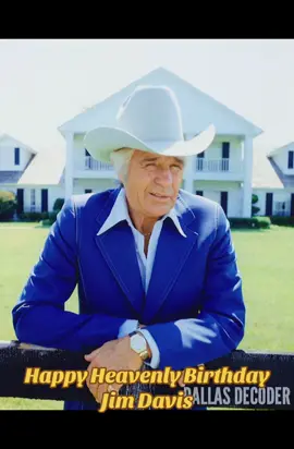 Happy Heavenly Birthday Jim Davis #jimdavis #heavenlybirthday🕊 #gonebutneverforgotten #dallas #jockewing 