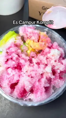 Jarang banget dapet Es Campur Porsi besar dan selengkap ini 🤤 . #foodnusantara #fyp 