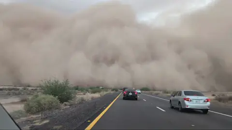 Arizona Haboob (Dust Storm) #az #haboob 