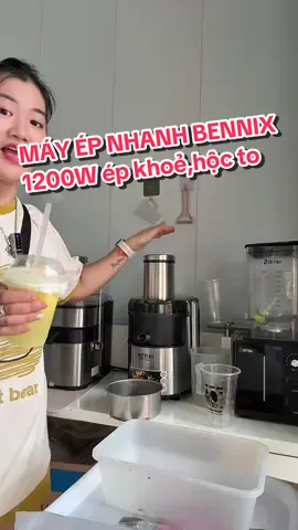 Máy Bennix 1200W Thái Lan ép nhanh,ép khoẻ hộc to loại máy chuyên dụng cho quán nhé các bác#mayepnhanh #mayephoaqua 