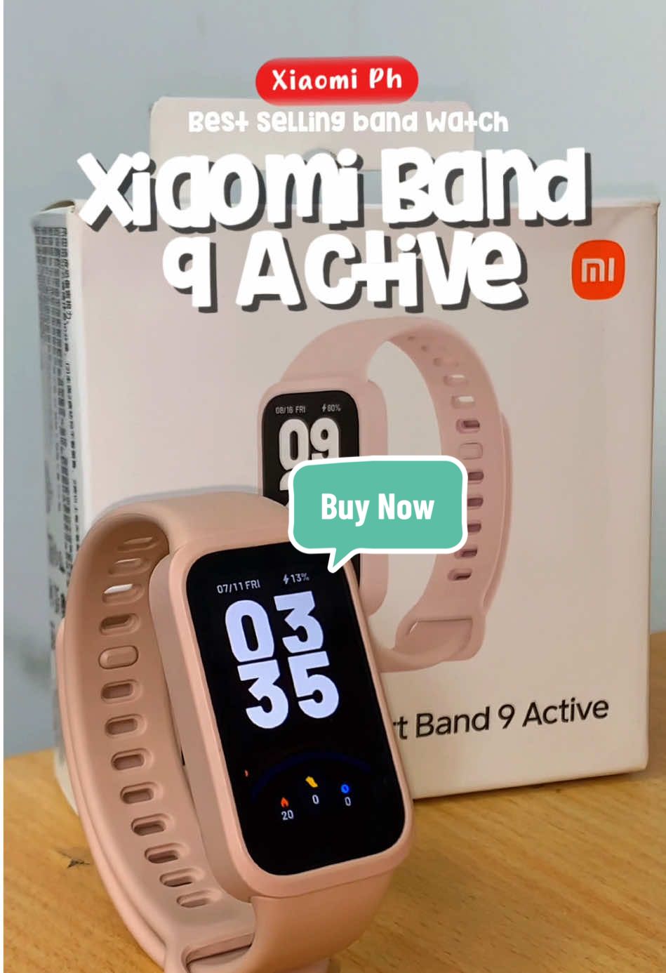 Xiaomi band 9 Active #xiaomi #waterproof #homebudolfest❤️❤️❤️🔥🔥🔥👍👍 #xiaomiband9active #TechWed 