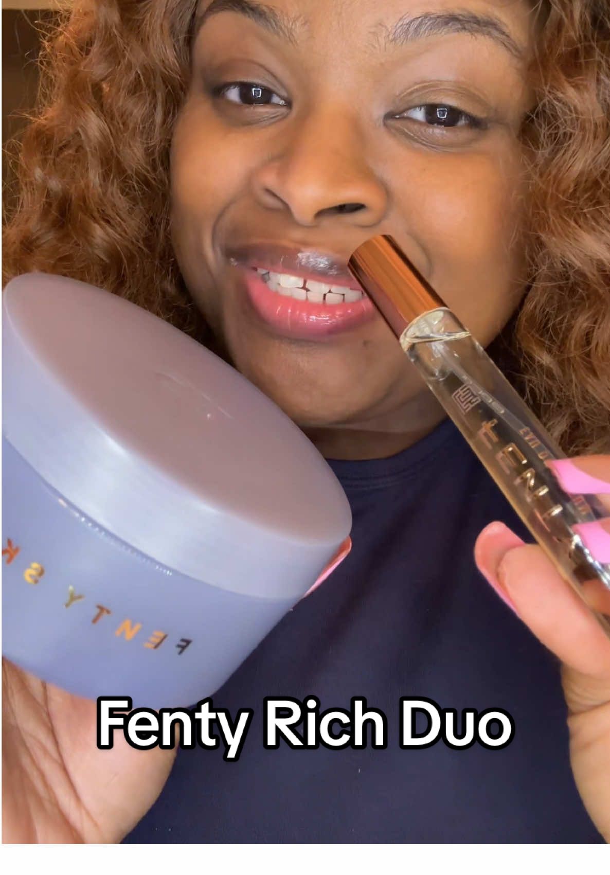 Okayyyy Robyn!!! You ate this duo 😍 @Fenty Beauty @Fenty Skin #fentybeauty #fentyskin #skincare #bodycare 