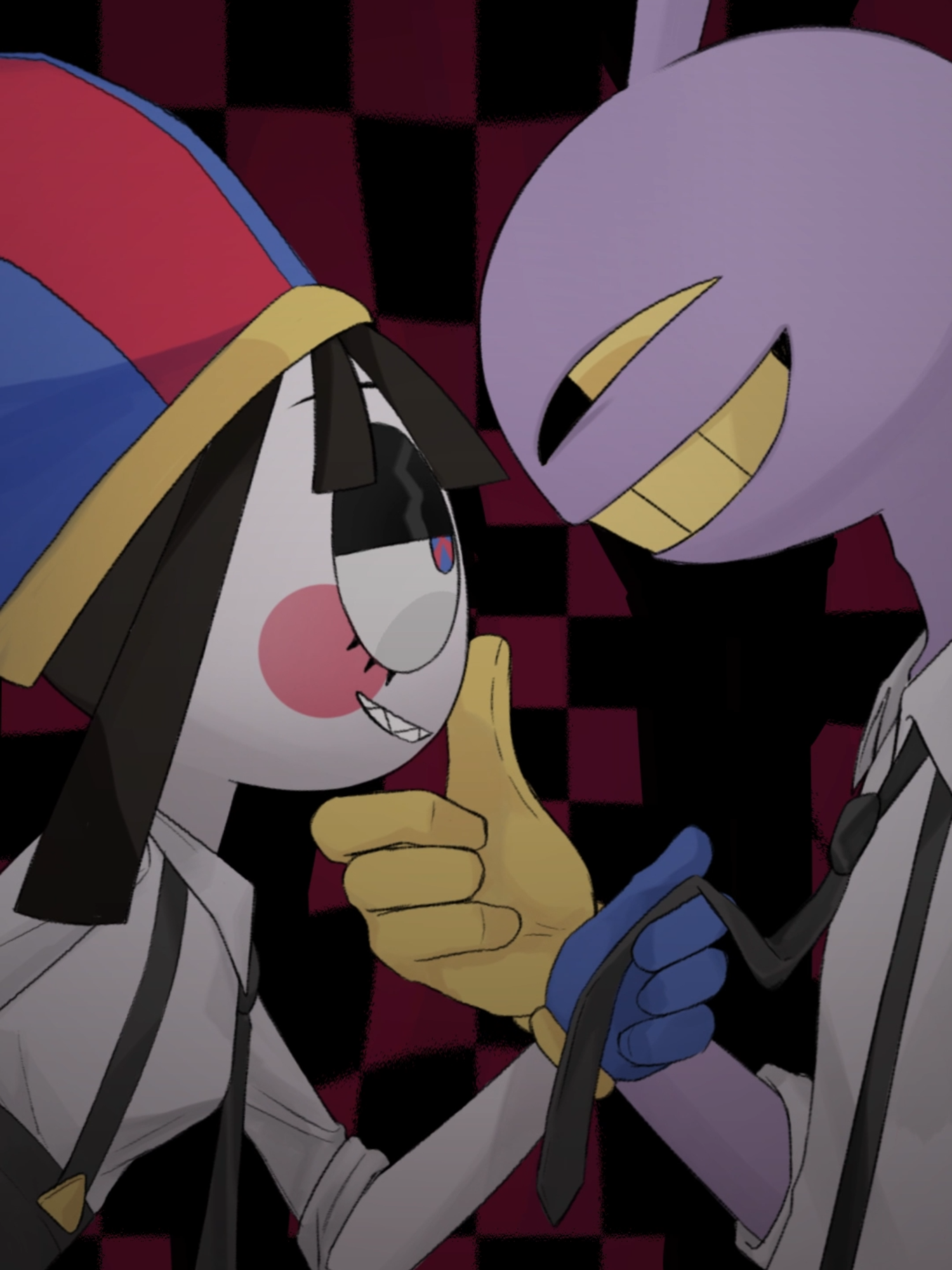 Jax X Pomni Unhealthy Obsession #fy #fyp #fypツ #tadc #theamazingdigitalcircus #jax #jaxtadc #pomni #pomnidigitalcircus #funnybunny #jaxpomni