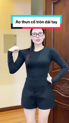 Áo thun cổ tròn dài tay #thuyday 