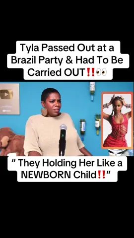 ( #Ad ) #Tyla Passed Out at a Brazil Party & Had To Be Carried OUT‼️👀