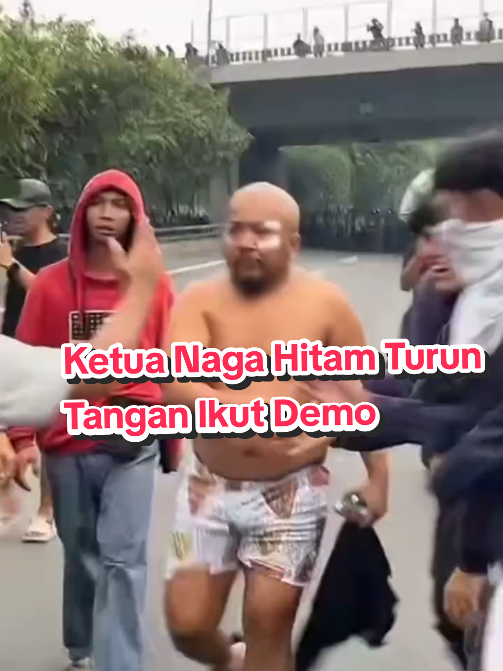 Ketua Naga Hitam Si Pascol Turun Tangan Ikut Demo Membubarkan DPR🥶🔥#fyp #nagahitam #pascolmania #rakyatindonesia #berandatiktok 