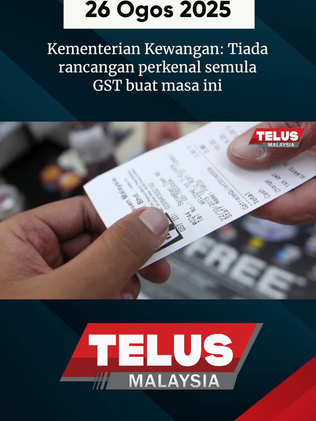Kementerian Kewangan: Tiada rancangan perkenal semula GST buat masa ini #latest #telus #kementerian #kewangan #tiada #rancangan #perkenal #semula #gst #buat #masa #ini #trendingnewsmalaysia #fyp #foryoupage