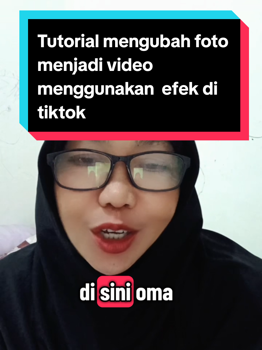Tutorial cara mengubah foto menjadi video hanya dengan menggunakan efek di tiktok #kontentutorial  #belajaredit  #suksesperluproses 