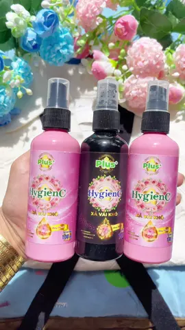 Xịt xả vải khô HygieneC 3 chai chỉ 58K  #xavaikho #xavaihygiene #xitthomquanao 