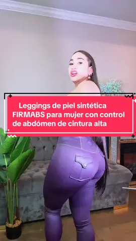 Me encantaron estos leggings de cintura alta, tiene mucho control de abdómen y me da mucha movilidad para hacer ejercicios #Firmabs #LeggingsCargo #FauxLeatherLeggings #OutfitDeGym #AthleisureStyle 