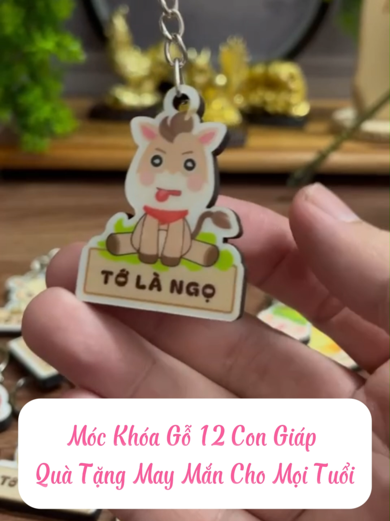 Móc Khóa Gỗ 12 Con Giáp – Quà Tặng May Mắn Cho Mọi Tuổi #mockhoa #mockhoaphongthuy #mockhoa12congiap #mockhoacute #xuhuong