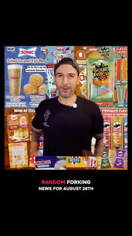 Random forking news for August 26th! #foodvlog #foodblog #snacks #food #snack 
