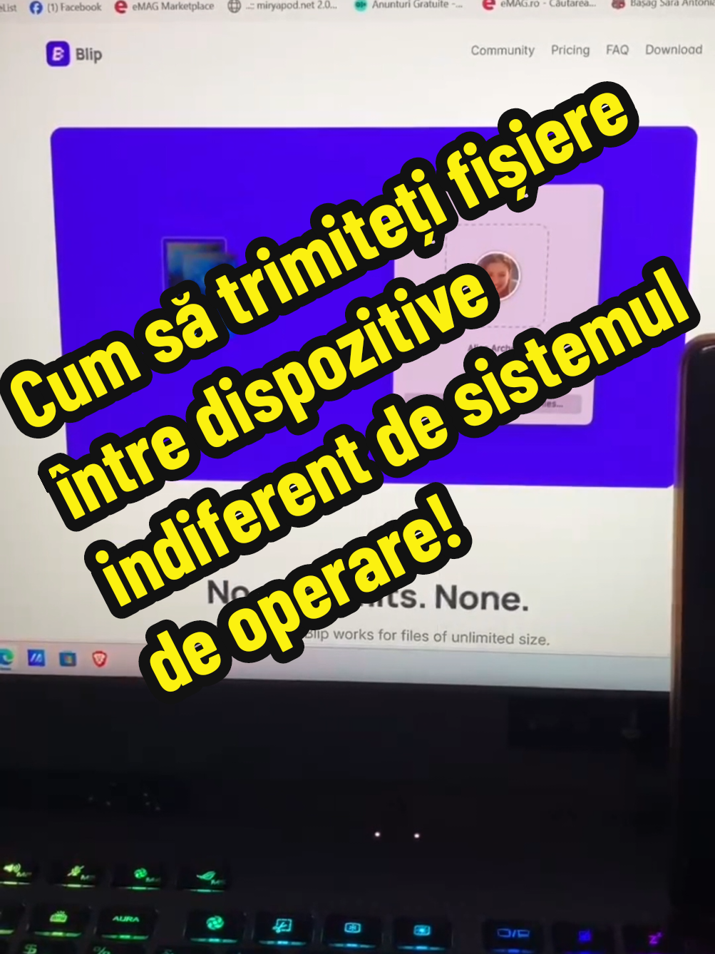 Cum să trimiteți fișiere între dispozitive indiferent de sistemul de operare!!