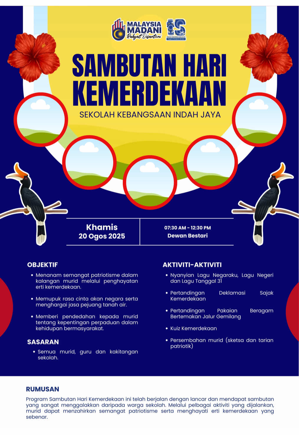 Cikgu tak tahu nak buat one page report sempena Merdeka yang menarik? Tonton video ini. 🫵🏻 #templateonepagereportmerdeka #templatecanva #merdeka2025 #merdeka68 #malaysiamadani