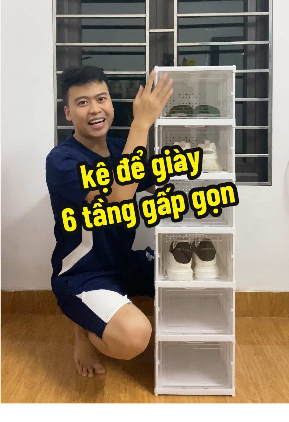 kệ để giày đa năng gấp gọn 6 tầng tiện lợi, thiết kế nhỏ gọn, sang xịn, bấm ngay giỏ hàng góc trái để mua trước khi hết khuyến mãi nhé #thangcogang #tudegiaydepgapgon 