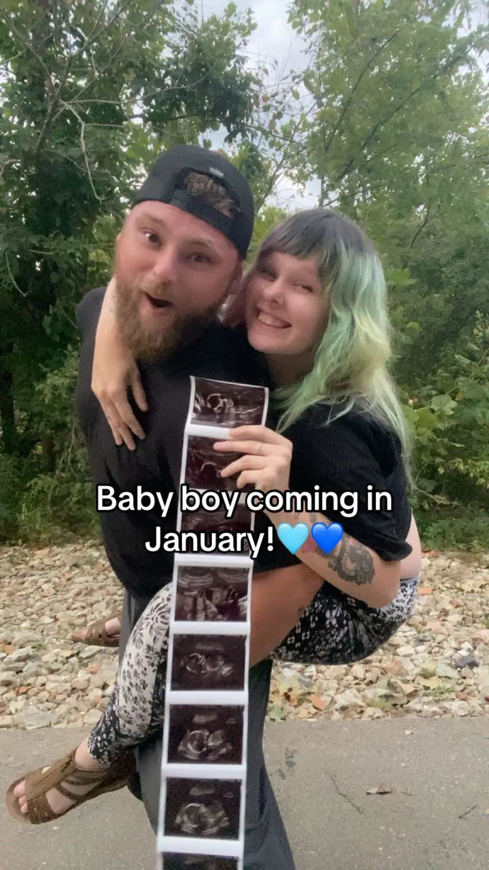 I’m so excited! I got my own place, my dream job, my dream man and another baby on the way🥹 @FRIKA’FRIKA’FRESH🥴 #kitkat420bby #fyp #foryou #pregnant #MomsofTikTok 