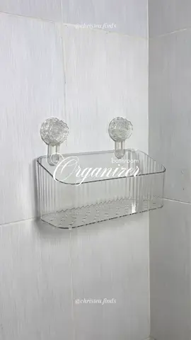 bahan nya akrilik super kokoh✨ #organizer #bathroomorganizer #rakakrilik #bathroomdecor #rakkamarmandi 