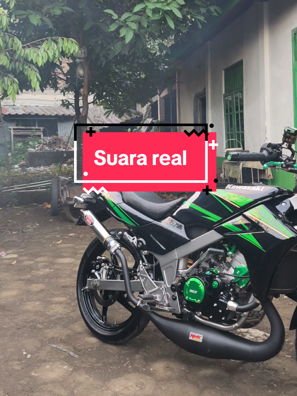 Membalas @damaridwahyu beneran min suaranya #twostroke #ninjar #ninjass #knalpotnhk 