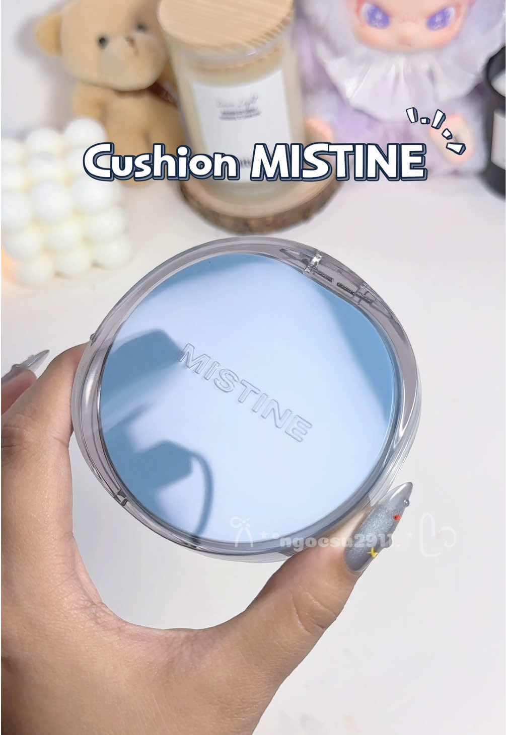 1 em cushion cho da dầu che phủ đỉnh mà finish cũng quá ok nè #ngocsu2911 #mistine #cushion #makeup #xuhuong 