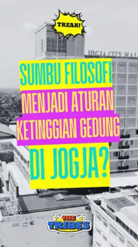 Kenapa Gedung di Jogja gak ada yang tinggi?? . . #jogja #yogyakarta #thetribes #infojogja #jogja24jam  