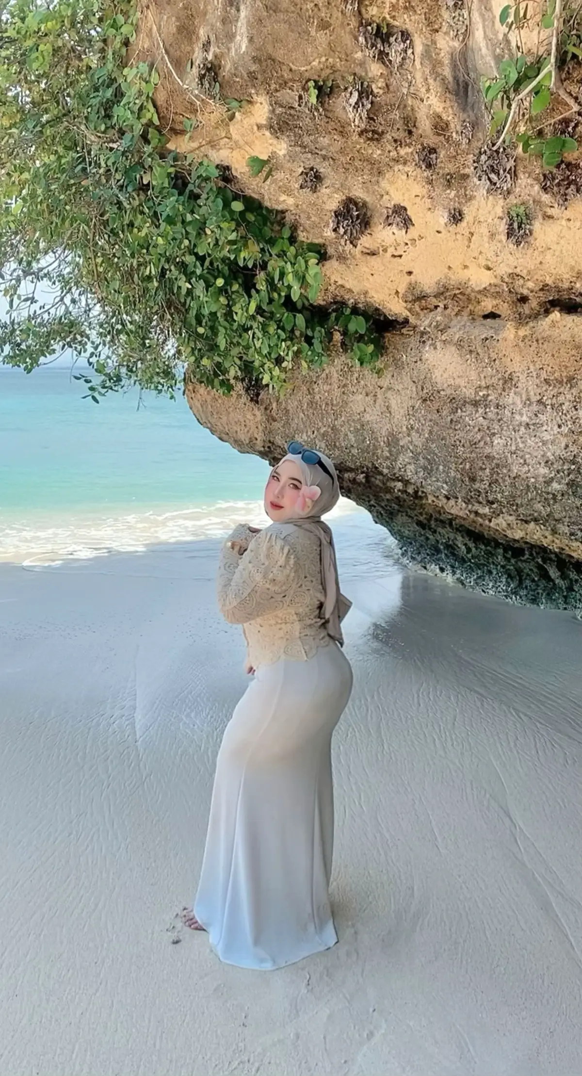 ocean blue the view #pantai #ocean #fyp #pangandaran #beach 