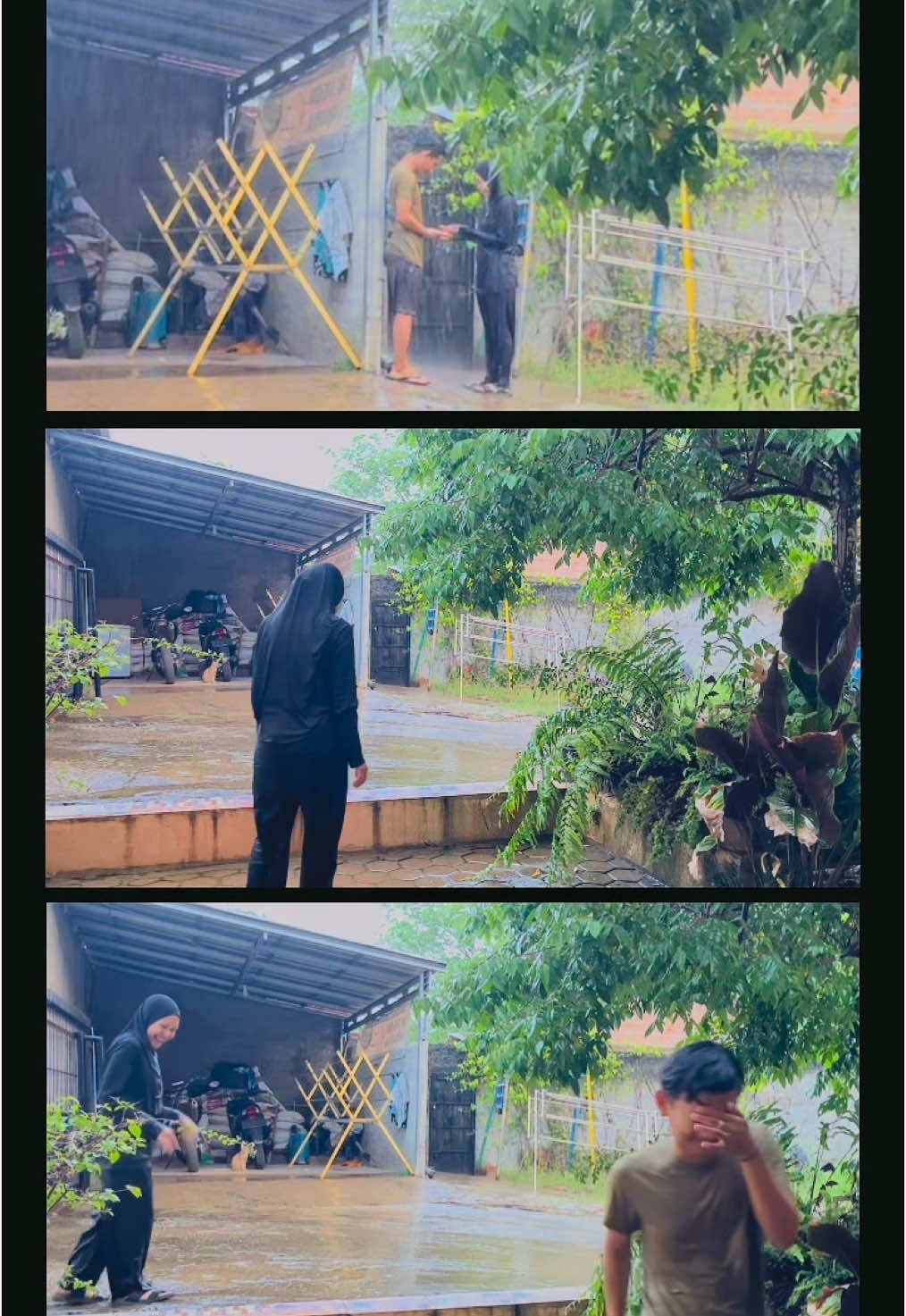 Aku Kamu dan Hujan #fyp#fypシ゚viral#fyppppppppppppppppppppppp#hujan#hujanwithyou#couplegoals#rain#aku#kamu#sore