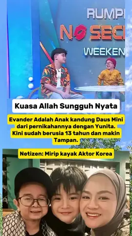 anaknya Daus Mini emang Ganteng banget😍 #videoreel  #videofyp  #selebritiviral 