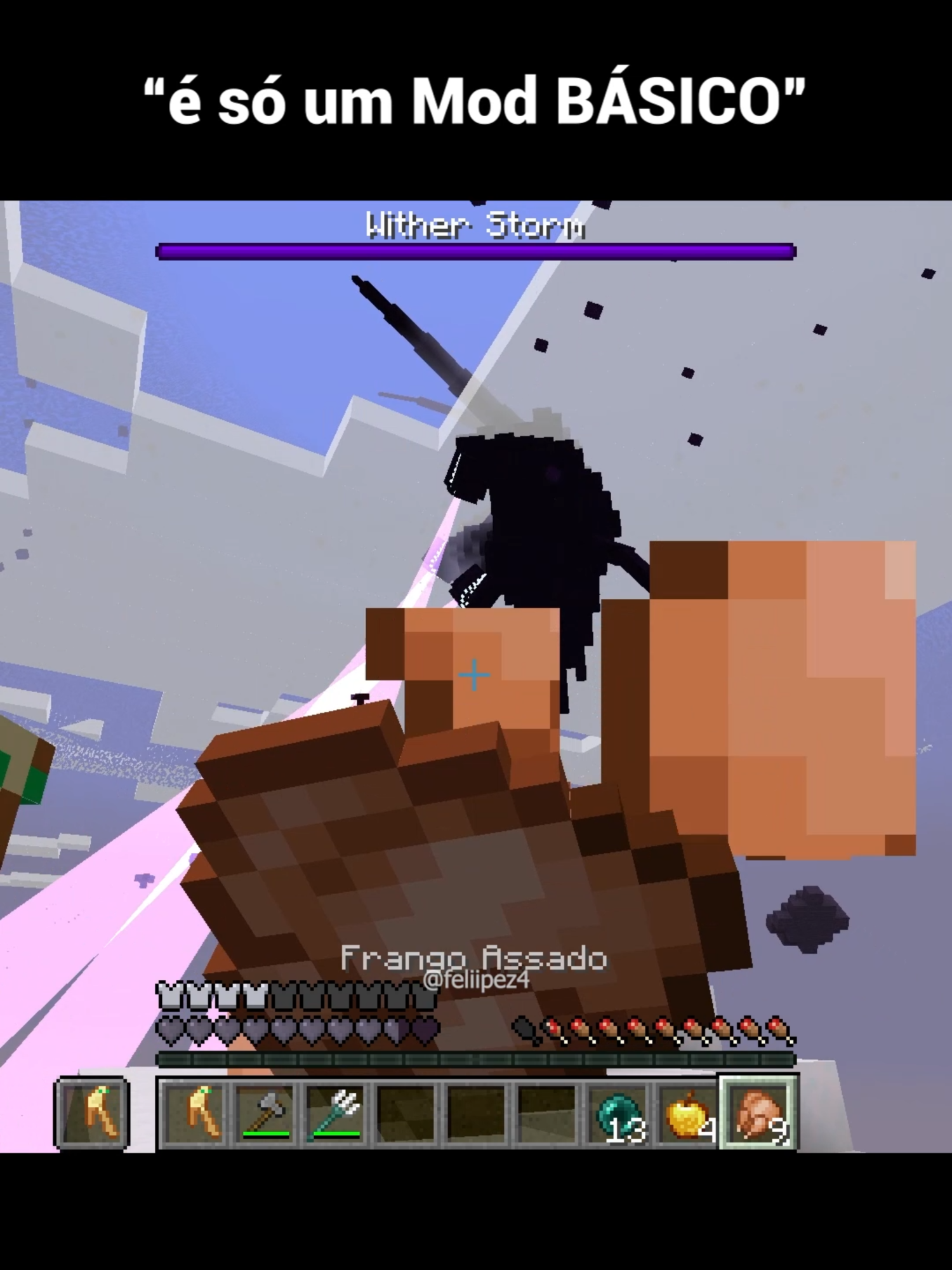 Mod Básico #witherstrom #minecraftmod #minecraftmemes #Minecraft #gameplay