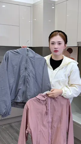 Áo Khoác Gió Nữ 2 Lớp, Chất Gió nhăn mềm