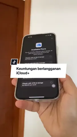 Kalian berlangganan yang berapa GB? . . . #icloud #icloudiphone #iphone #iphonetips #iphonetipsandtricks 