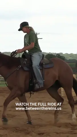 REAL Talk with Joy... these can be the most frustrating kind. Have you had one like this? Do you have one right now? #barrelracing #betweenthereins #horsetrainer #barrelracingtok #horsetraining