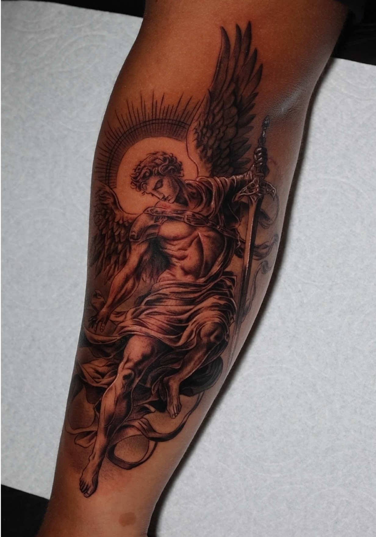 Archangel  #tattoo #tattooideas #fypシ #tattooartist #inked 