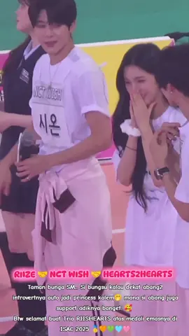 Trio Maknae SM... yang sukses membawa pulang medali emas... selamat yah.. #RIIZE #NCTWISH #HEARTS2HEARTS #ISAC2025 #fyp 
