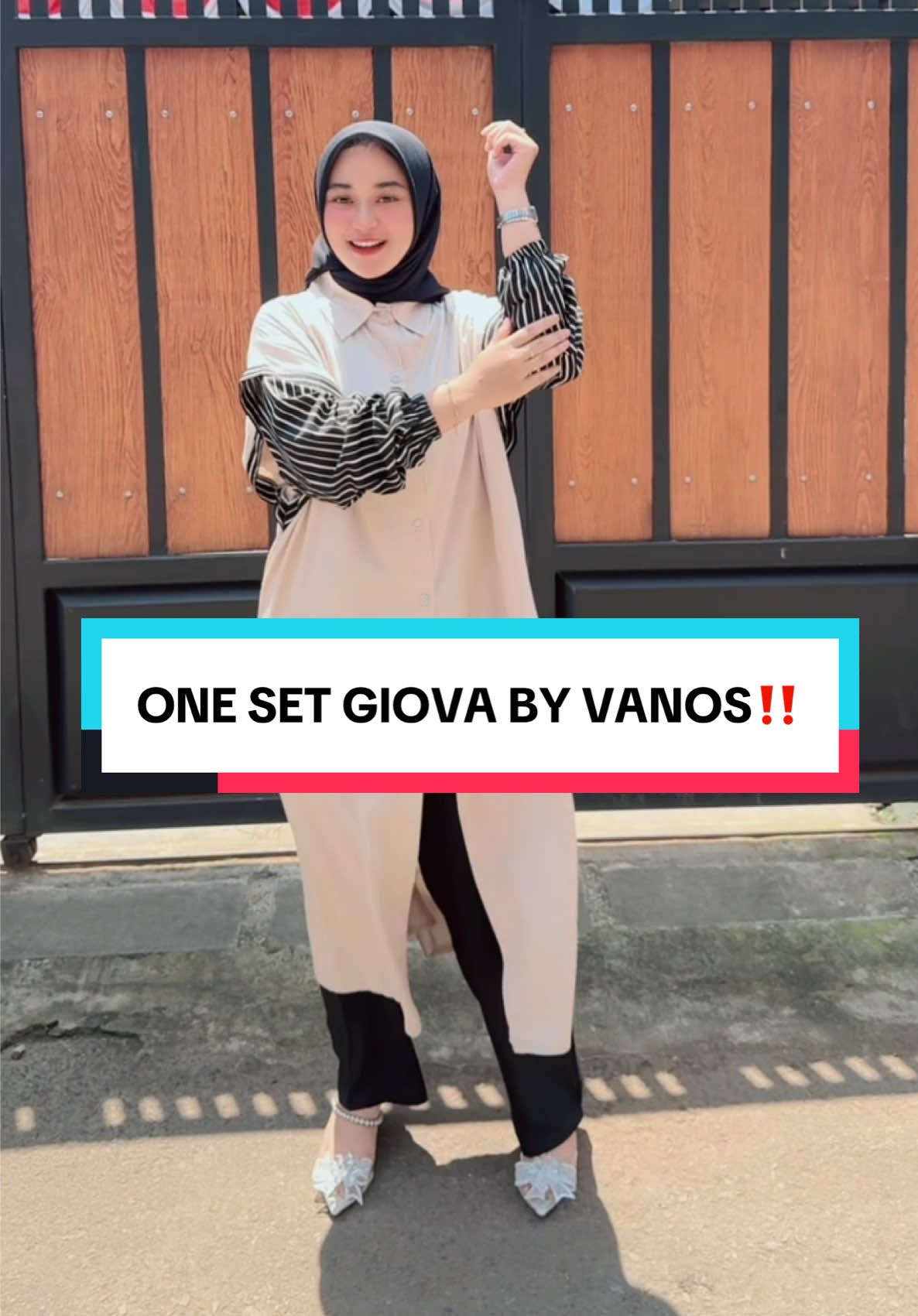 One Set Giova By Vanos TERBARU‼️😍🫵🏻 buruann check out di keranjang !@Vanos store  #ootdhijab #trend #outfithangout #fyp 