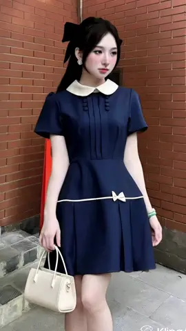 Váy cổ sen xinh xắn#thoitranggiare168 #vayxinh #viral #tiktok #xuhuong 