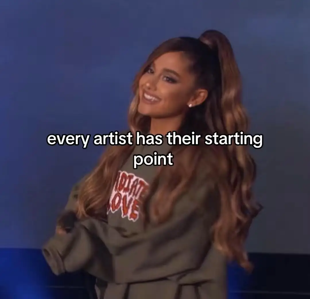 every artist starts somewhere ✨💋🩷 #indieartist #ari #arifan #arianafan #arianagrandefan 