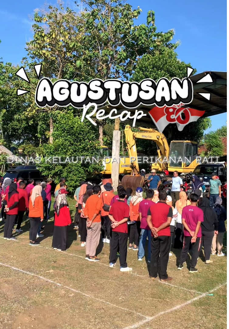 🇮🇩✨ Peringatan HUT ke-80 Republik Indonesia ✨🇮🇩 Hari ini, Selasa (26/8) dalam rangka memperingati Hari Ulang Tahun ke-80 Kemerdekaan Republik Indonesia, Dinas Kelautan dan Perikanan Kabupaten Pati menyelenggarakan berbagai kegiatan di BBBI Tlogowungu. Rangkaian kegiatan diawali dengan jalan sehat bersama segenap pegawai Dinas Kelautan dan Perikanan Kabupaten Pati. Selanjutnya beberapa lomba juga diadakan untuk memeriahkan kegiatan, yang meliputi lomba estafet sarung, lempar air dalam plastik es, sambung lagu, hingga memancing. Kegiatan ini tidak hanya menjadi ajang perayaan, namun juga sarana mempererat semangat kebersamaan, kekompakan, dan gotong royong. Semangat tersebut diharapkan dapat terus terimplementasi dalam upaya meningkatkan pelayanan sektor kelautan dan perikanan di Kabupaten Pati, menuju pembangunan perikanan yang berkelanjutan, mandiri, dan berdaya saing. 🌊🐟 Dirgahayu Republik Indonesia ke-80! Bersatu Berdaulat, Rakyat Sejahtera, Indonesia Maju. 🇮🇩 #HUTRI80  #SemarakKemerdekaan  #DKPKabupatenPati