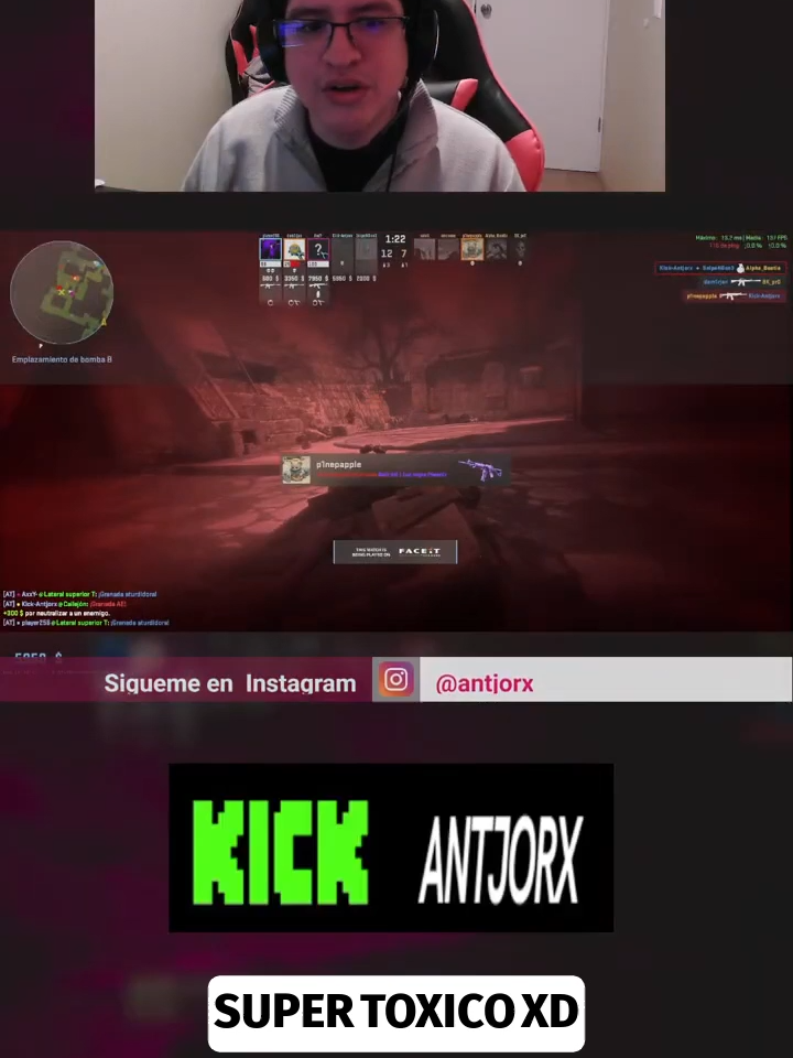 Al final de la partida lo insultan al naranja, cosas que pasan en rankeds de NA #cs2moments #kick #clips #suscribete