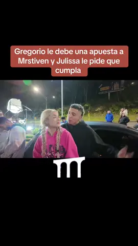 Mrstiven: gregorio le debe una apuesta y Julissa le dice que cumpla #mrstiven #julissa #mrstiventc1977 #guerrillatc #amigos 