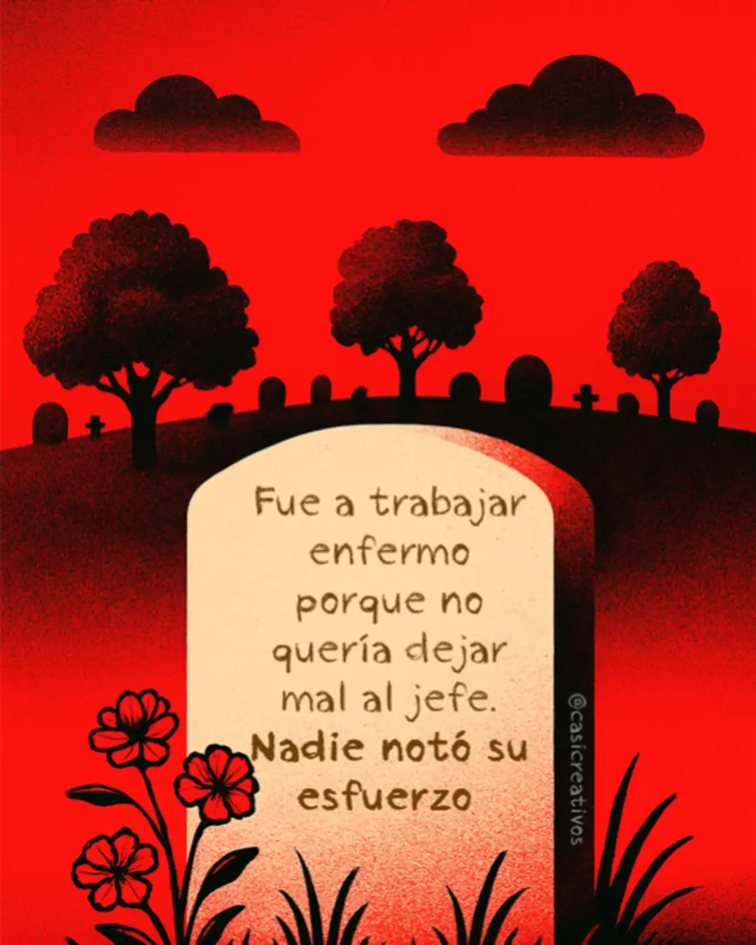 En México nos hicieron creer que matarte en el trabajo es algo de lo que hay que sentirse orgulloso. Que perderte las navidades, las fiestas de tus hijos o trabajar enfermo es “ser responsable”. Pero la neta no: eso se llama explotación. Aquí no hay medallas ni reconocimientos, solo un jefe que te exprime, una empresa que nunca se acuerda de tu nombre y un reemplazo esperando ocupar tu lugar. La vida no debería irse en camiones llenos, turnos dobles, domingos vendidos y humillaciones que uno se traga para no quedarse sin chamba. Y mientras tanto, lo más importante se va de nuestras manos: la salud, la familia, el tiempo que nunca regresa. Morirse por ser “buen empleado” no es un honor. Es una injusticia. — #ExplotacionLaboral #TrabajoDigno #ClaseTrabajadora #DerechosLaborales #PrecariedadLaboral       