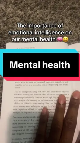 #eq #ei #MentalHealth #emotionalintelligence #MentalHealthAwareness 