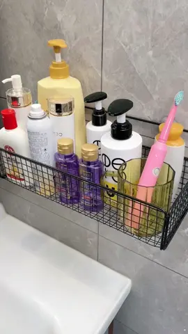 No-Drill Bathroom Shelves: Super Easy Installation #BathroomStorage#NoDrillShelves#HomeOrganization#BathroomDecor#StorageSolutions