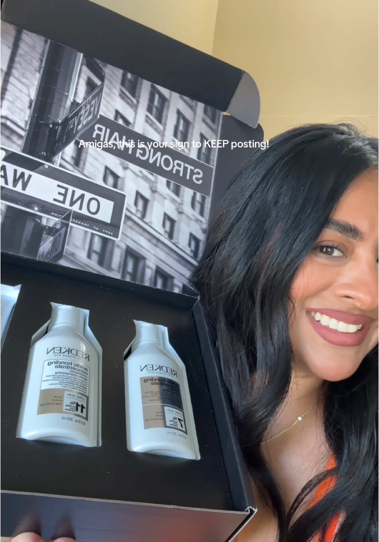 Amigas, not an influencer or anything but I'm going to sleep... Let's see how many brands comment before I wake up— Ty @Redken #latina #beauty #confident 