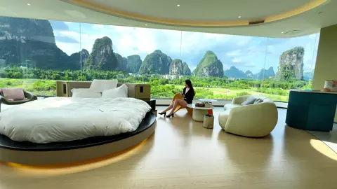 When you travel alone,you realize: you were never alone.  #traveltochina #guilin #LuxuryLifestyle #RoomWithAView 