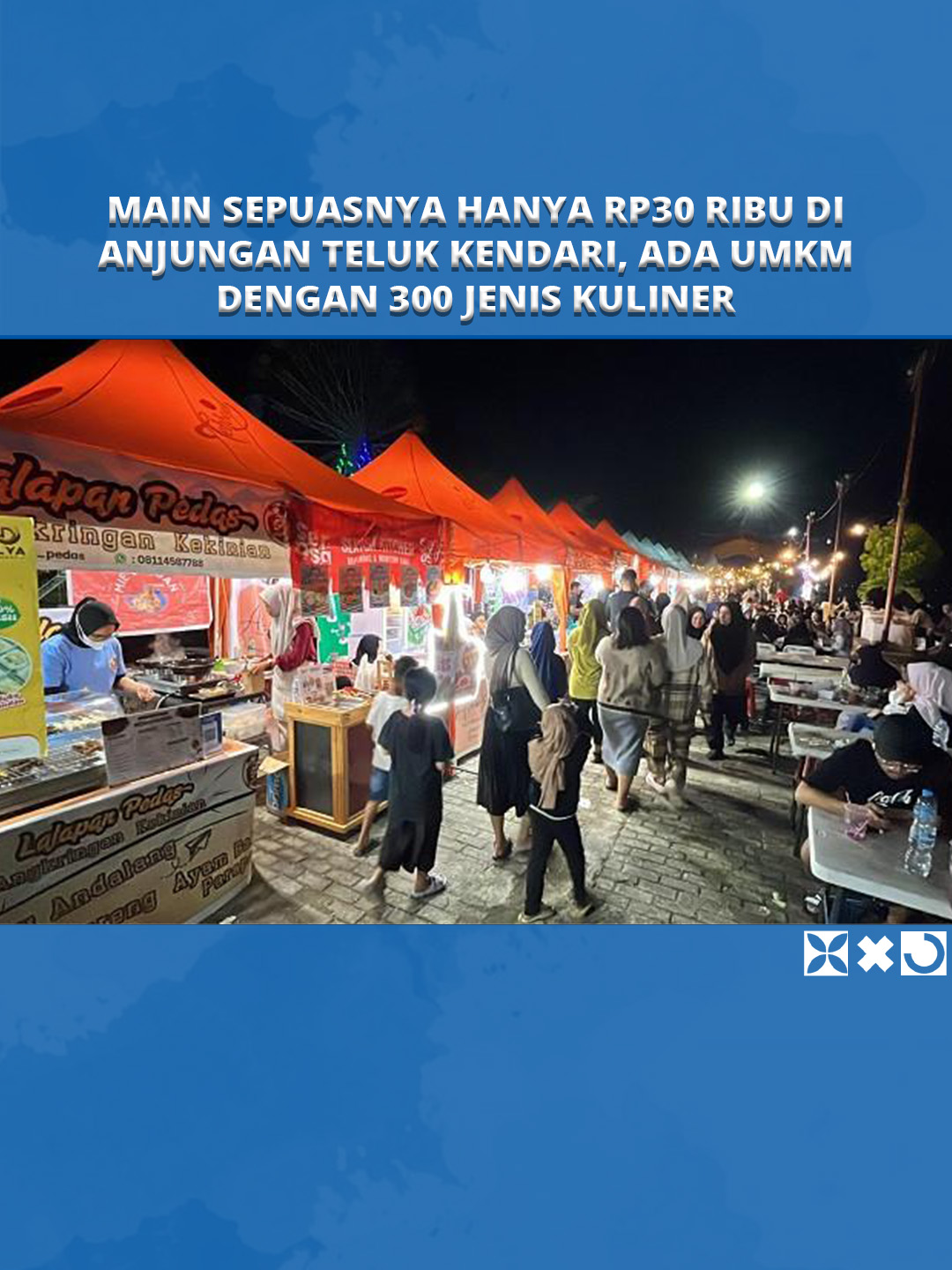 Festival Wahana Kuliner di Anjungan Teluk Kendari Sulawesi Tenggara, Main Sepuasnya Hanya Rp30 Ribu Festival Wahana Kuliner di Anjungan Teluk Kendari, Provinsi Sulawesi Tenggara (Sultra) dimulai, Senin (25/8/2025). Lokasinya berada di Jalan Ir H Alala, Kelurahan Tipulu, Kecamatan Kendari Barat, Kota Kendari, Provinsi Sultra. Berjarak 5,9 kilometer (km) atau 10 menit dari Kantor Balai Kota Kendari di Jalan Abdullah Silondae, Kelurahan Korumba, Kecamatan Mandonga. #anjungantelukkendari #kendari #festivalkuliner #tribunnewssultra #wahanabermain Program: Tribun Update Video Editor: Wa Ode Ria Ika Hasana Sumber: Apriliana Suriyanti Uploader: