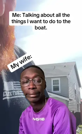 Me explaining the boat upgrades… her hearing blah blah $$$ #boat #boating #BoatLife #BoatVibes #brokeboatlife 