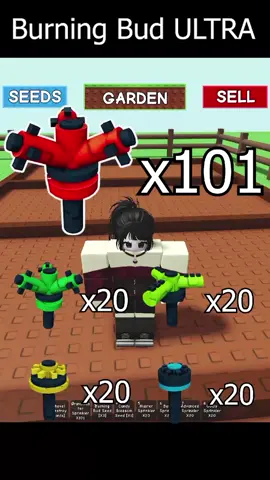 Burning Bud ULTRA 🏵️💀 38,699 Robux  #pinkpinkrp #GodBurningBud #burningbud #roblox #growagarden 
