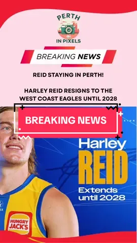 Good news, Eagles fans: Harley Reid has re-signed until 2028 #westcoasteagles 