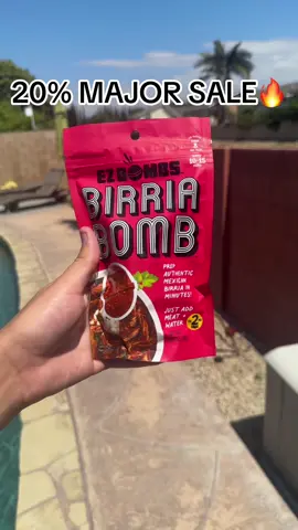Birria bombs flash sale now get yours today Please note sales are limited and prices may differentiate based on when you view the video. For most up to date prices, check the product page.