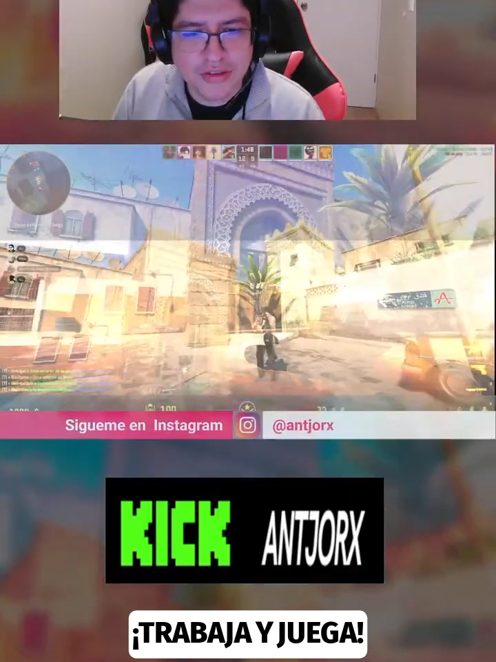 Primero se trabaja y luego se distrae uno con el Counter Strike 2, aclarando las cosas, pero trabajaa trabajaa, no dejes de trabajar que para eso vivimos :D #kick #cs2moments #clips #viral #suscribete